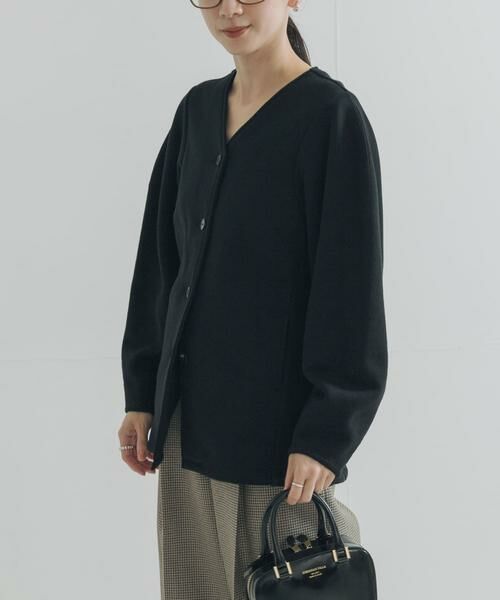 URBAN RESEARCH / アーバンリサーチ カーディガン・ボレロ | ボリュームスリーブ裏起毛カーディガン | 詳細3