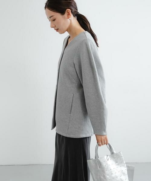 URBAN RESEARCH / アーバンリサーチ カーディガン・ボレロ | ボリュームスリーブ裏起毛カーディガン | 詳細15