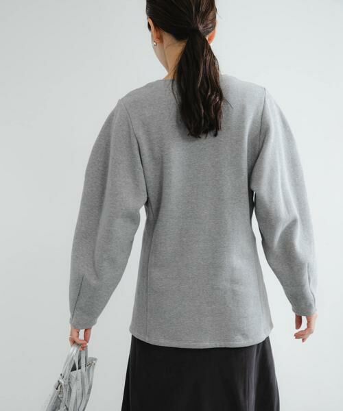 URBAN RESEARCH / アーバンリサーチ カーディガン・ボレロ | ボリュームスリーブ裏起毛カーディガン | 詳細16