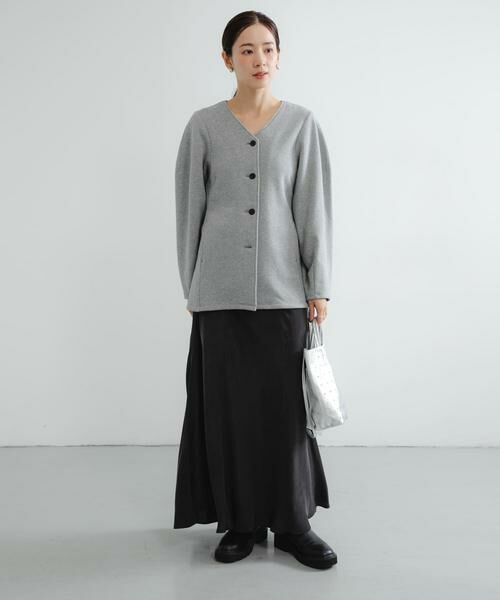 URBAN RESEARCH / アーバンリサーチ カーディガン・ボレロ | ボリュームスリーブ裏起毛カーディガン | 詳細19
