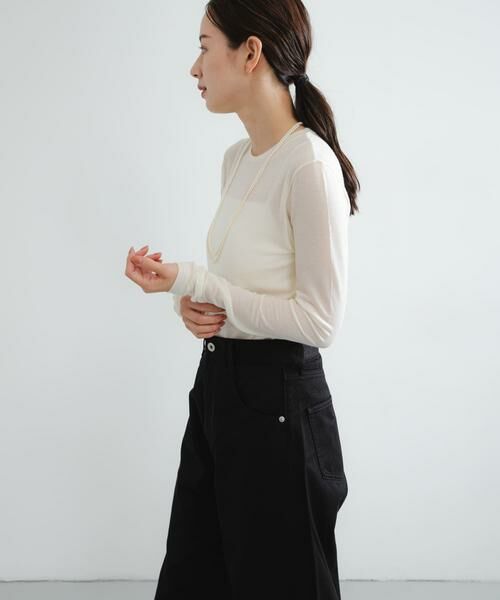 URBAN RESEARCH / アーバンリサーチ Tシャツ | カシミヤシルククルーネックカットソー | 詳細2