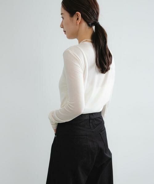 URBAN RESEARCH / アーバンリサーチ Tシャツ | カシミヤシルククルーネックカットソー | 詳細3