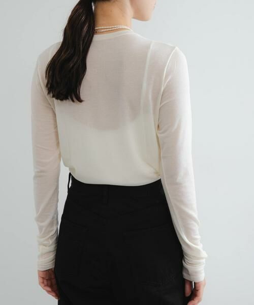 URBAN RESEARCH / アーバンリサーチ Tシャツ | カシミヤシルククルーネックカットソー | 詳細4