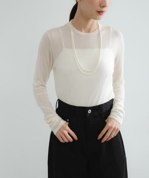 URBAN RESEARCH / アーバンリサーチ Tシャツ | カシミヤシルククルーネックカットソー | 詳細5