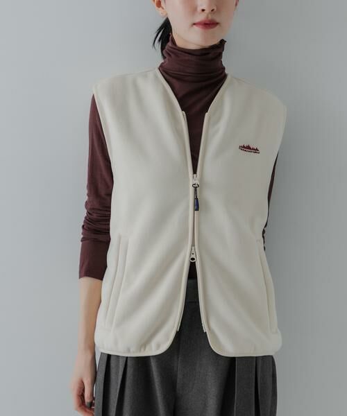 URBAN RESEARCH / アーバンリサーチ ベスト | 『別注』THOUSAND MILE×URBAN RESEARCH　KNIT FREECE ZIP VEST | 詳細12