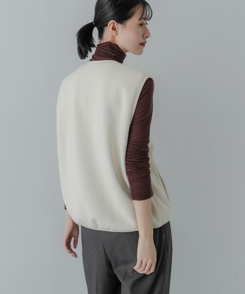 URBAN RESEARCH / アーバンリサーチ ベスト | 『別注』THOUSAND MILE×URBAN RESEARCH　KNIT FREECE ZIP VEST | 詳細15