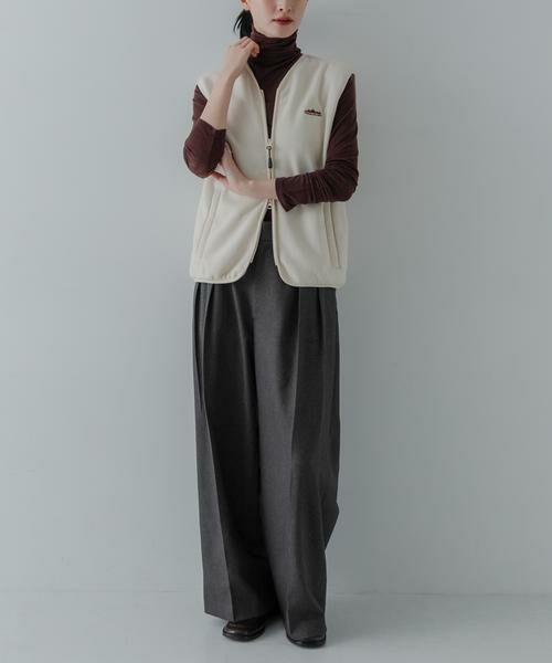 URBAN RESEARCH / アーバンリサーチ ベスト | 『別注』THOUSAND MILE×URBAN RESEARCH　KNIT FREECE ZIP VEST | 詳細16