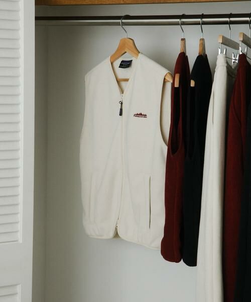 URBAN RESEARCH / アーバンリサーチ ベスト | 『別注』THOUSAND MILE×URBAN RESEARCH　KNIT FREECE ZIP VEST | 詳細18