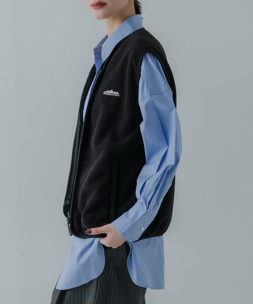 URBAN RESEARCH / アーバンリサーチ ベスト | 『別注』THOUSAND MILE×URBAN RESEARCH　KNIT FREECE ZIP VEST | 詳細24