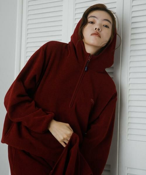 URBAN RESEARCH / アーバンリサーチ パーカー | 『別注』THOUSAND MILE×URBAN RESEARCH　KNIT FREECE HF-ZIP HOODIE | 詳細4