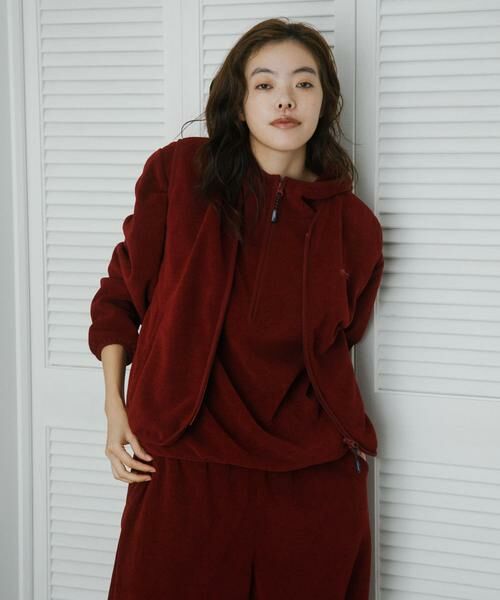 URBAN RESEARCH / アーバンリサーチ パーカー | 『別注』THOUSAND MILE×URBAN RESEARCH　KNIT FREECE HF-ZIP HOODIE | 詳細5