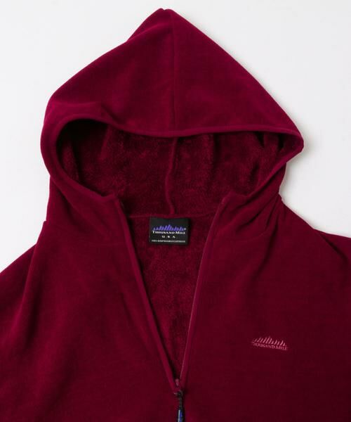URBAN RESEARCH / アーバンリサーチ パーカー | 『別注』THOUSAND MILE×URBAN RESEARCH　KNIT FREECE HF-ZIP HOODIE | 詳細8