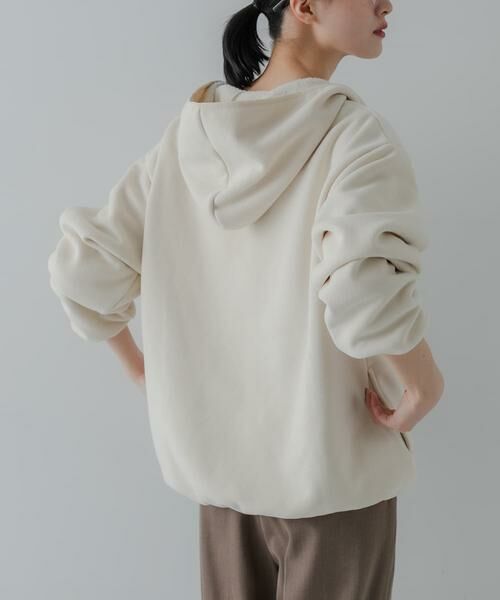 URBAN RESEARCH / アーバンリサーチ パーカー | 『別注』THOUSAND MILE×URBAN RESEARCH　KNIT FREECE HF-ZIP HOODIE | 詳細18