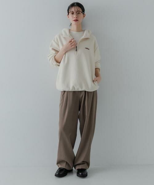 URBAN RESEARCH / アーバンリサーチ パーカー | 『別注』THOUSAND MILE×URBAN RESEARCH　KNIT FREECE HF-ZIP HOODIE | 詳細20