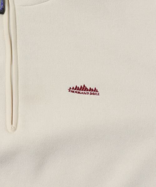 URBAN RESEARCH / アーバンリサーチ パーカー | 『別注』THOUSAND MILE×URBAN RESEARCH　KNIT FREECE HF-ZIP HOODIE | 詳細22