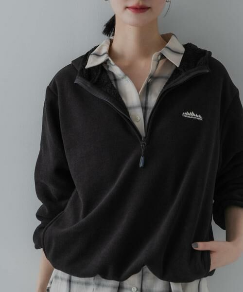 URBAN RESEARCH / アーバンリサーチ パーカー | 『別注』THOUSAND MILE×URBAN RESEARCH　KNIT FREECE HF-ZIP HOODIE | 詳細23