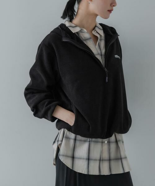 URBAN RESEARCH / アーバンリサーチ パーカー | 『別注』THOUSAND MILE×URBAN RESEARCH　KNIT FREECE HF-ZIP HOODIE | 詳細24