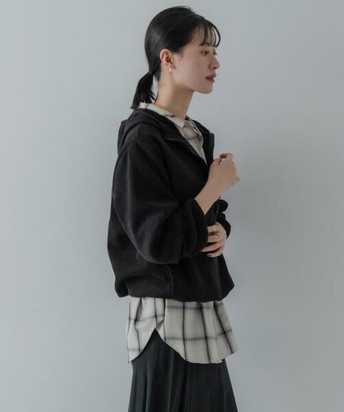 URBAN RESEARCH / アーバンリサーチ パーカー | 『別注』THOUSAND MILE×URBAN RESEARCH　KNIT FREECE HF-ZIP HOODIE | 詳細28