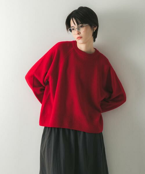 URBAN RESEARCH / アーバンリサーチ ニット・セーター | カシミヤ強縮クルーネックニット | 詳細4