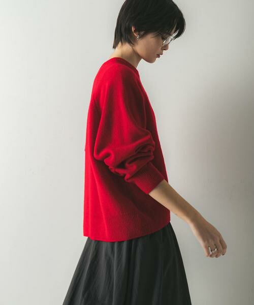 URBAN RESEARCH / アーバンリサーチ ニット・セーター | カシミヤ強縮クルーネックニット | 詳細6