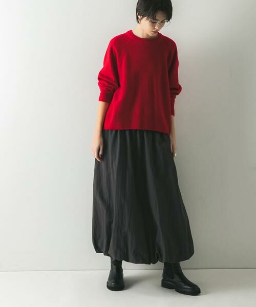 URBAN RESEARCH / アーバンリサーチ ニット・セーター | カシミヤ強縮クルーネックニット | 詳細7