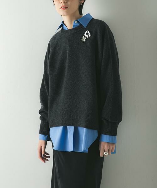 URBAN RESEARCH / アーバンリサーチ ニット・セーター | カシミヤ強縮クルーネックニット | 詳細24