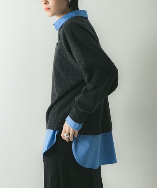 URBAN RESEARCH / アーバンリサーチ ニット・セーター | カシミヤ強縮クルーネックニット | 詳細27