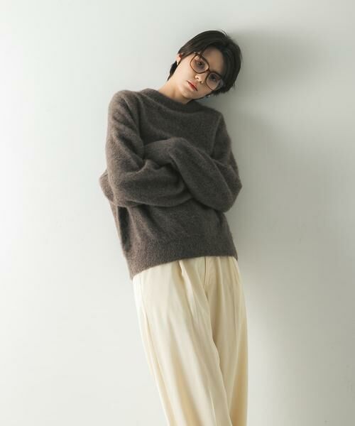 URBAN RESEARCH / アーバンリサーチ ニット・セーター | FOX/CASHMEREルーズニット | 詳細5