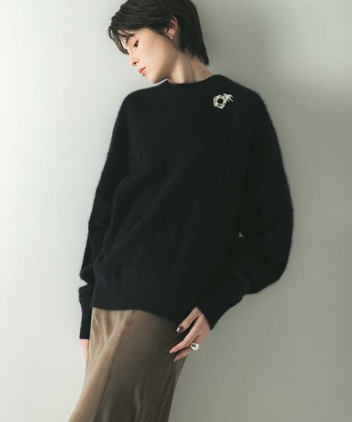 URBAN RESEARCH / アーバンリサーチ ニット・セーター | FOX/CASHMEREルーズニット | 詳細27