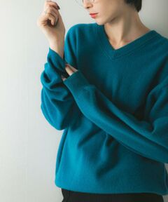 URBAN RESEARCH / アーバンリサーチ ニット・セーター | ウール100 Vネックルーズソフトニット