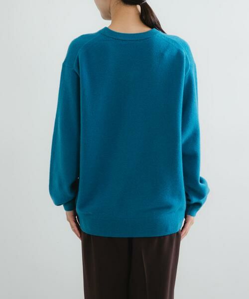 URBAN RESEARCH / アーバンリサーチ ニット・セーター | ウール100 Vネックルーズソフトニット | 詳細10