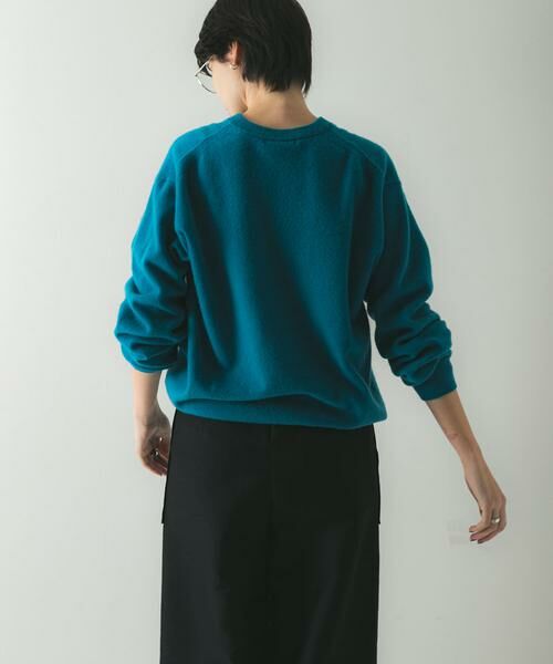 URBAN RESEARCH / アーバンリサーチ ニット・セーター | ウール100 Vネックルーズソフトニット | 詳細5