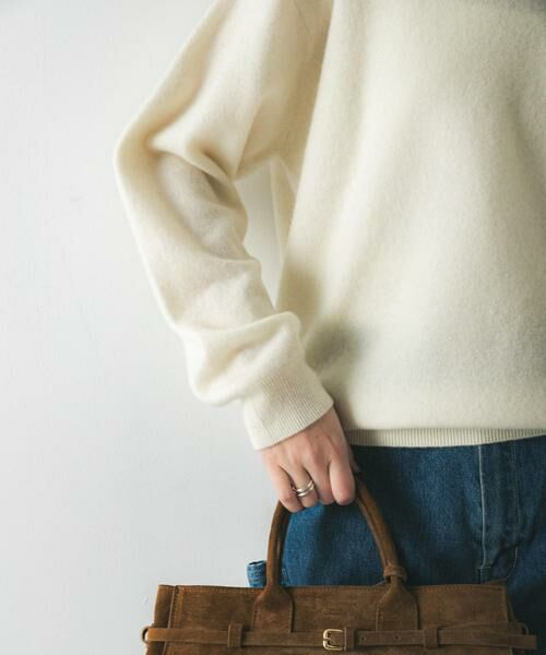 URBAN RESEARCH / アーバンリサーチ ニット・セーター | ウール100 Vネックルーズソフトニット | 詳細16