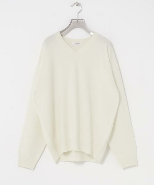 URBAN RESEARCH / アーバンリサーチ ニット・セーター | ウール100 Vネックルーズソフトニット | 詳細20