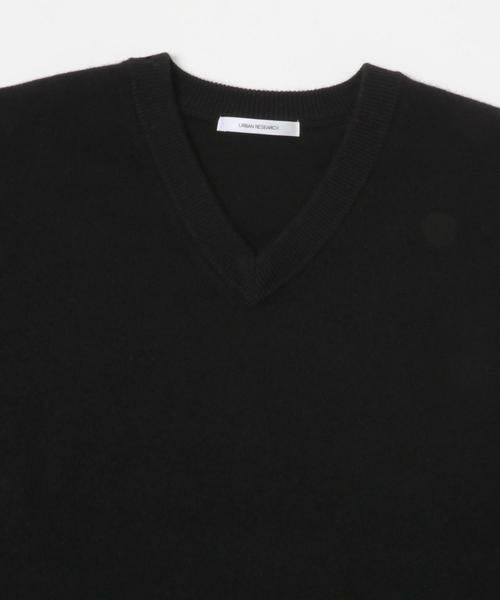 URBAN RESEARCH / アーバンリサーチ ニット・セーター | ウール100 Vネックルーズソフトニット | 詳細30