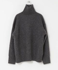 URBAN RESEARCH / アーバンリサーチ ニット・セーター | new basic　CASHMERE SILK MOULINE TURTLE-NECK KNIT