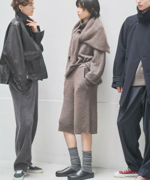 URBAN RESEARCH / アーバンリサーチ ニット・セーター | new basic　CASHMERE SILK MOULINE TURTLE-NECK KNIT | 詳細2