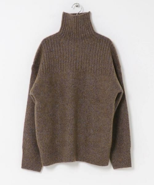 URBAN RESEARCH / アーバンリサーチ ニット・セーター | new basic　CASHMERE SILK MOULINE TURTLE-NECK KNIT | 詳細8