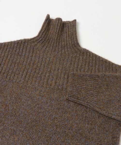 URBAN RESEARCH / アーバンリサーチ ニット・セーター | new basic　CASHMERE SILK MOULINE TURTLE-NECK KNIT | 詳細9