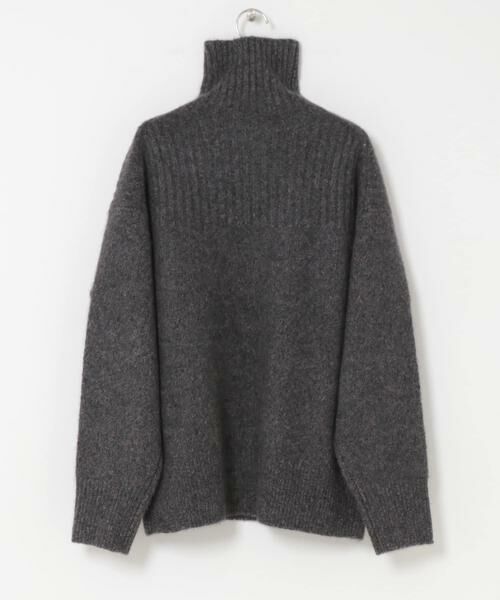 URBAN RESEARCH / アーバンリサーチ ニット・セーター | new basic　CASHMERE SILK MOULINE TURTLE-NECK KNIT | 詳細11