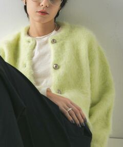 URBAN RESEARCH / アーバンリサーチ カーディガン・ボレロ | 『一部WEB限定カラー』ブラッシュシャギーニットカーディガン