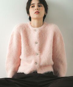 URBAN RESEARCH / アーバンリサーチ カーディガン・ボレロ | 『一部WEB限定カラー』ブラッシュシャギーニットカーディガン