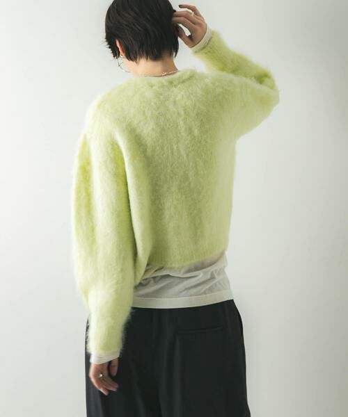 URBAN RESEARCH / アーバンリサーチ カーディガン・ボレロ | ブラッシュシャギーニットカーディガン | 詳細5