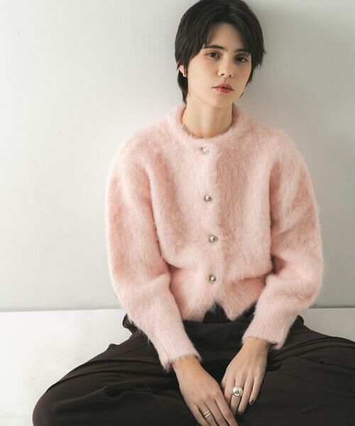 URBAN RESEARCH / アーバンリサーチ カーディガン・ボレロ | ブラッシュシャギーニットカーディガン | 詳細13