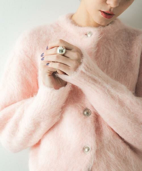 URBAN RESEARCH / アーバンリサーチ カーディガン・ボレロ | ブラッシュシャギーニットカーディガン | 詳細14