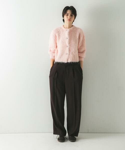 URBAN RESEARCH / アーバンリサーチ カーディガン・ボレロ | ブラッシュシャギーニットカーディガン | 詳細18