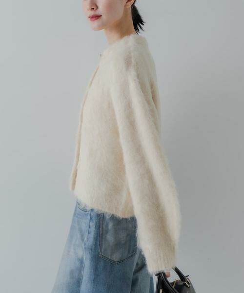 URBAN RESEARCH / アーバンリサーチ カーディガン・ボレロ | ブラッシュシャギーニットカーディガン | 詳細23