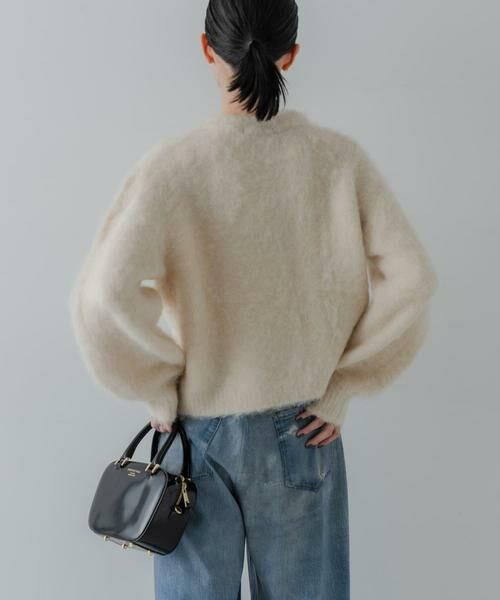 URBAN RESEARCH / アーバンリサーチ カーディガン・ボレロ | ブラッシュシャギーニットカーディガン | 詳細24