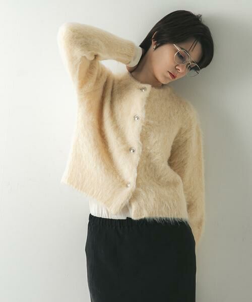 URBAN RESEARCH / アーバンリサーチ カーディガン・ボレロ | ブラッシュシャギーニットカーディガン | 詳細26
