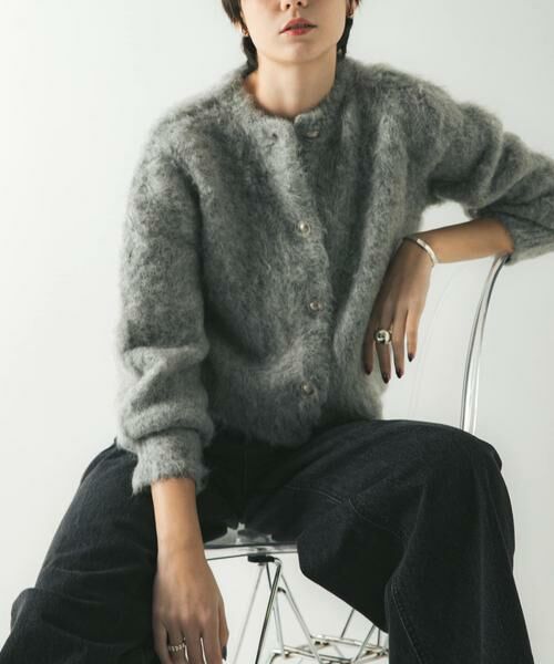 URBAN RESEARCH / アーバンリサーチ カーディガン・ボレロ | ブラッシュシャギーニットカーディガン | 詳細30